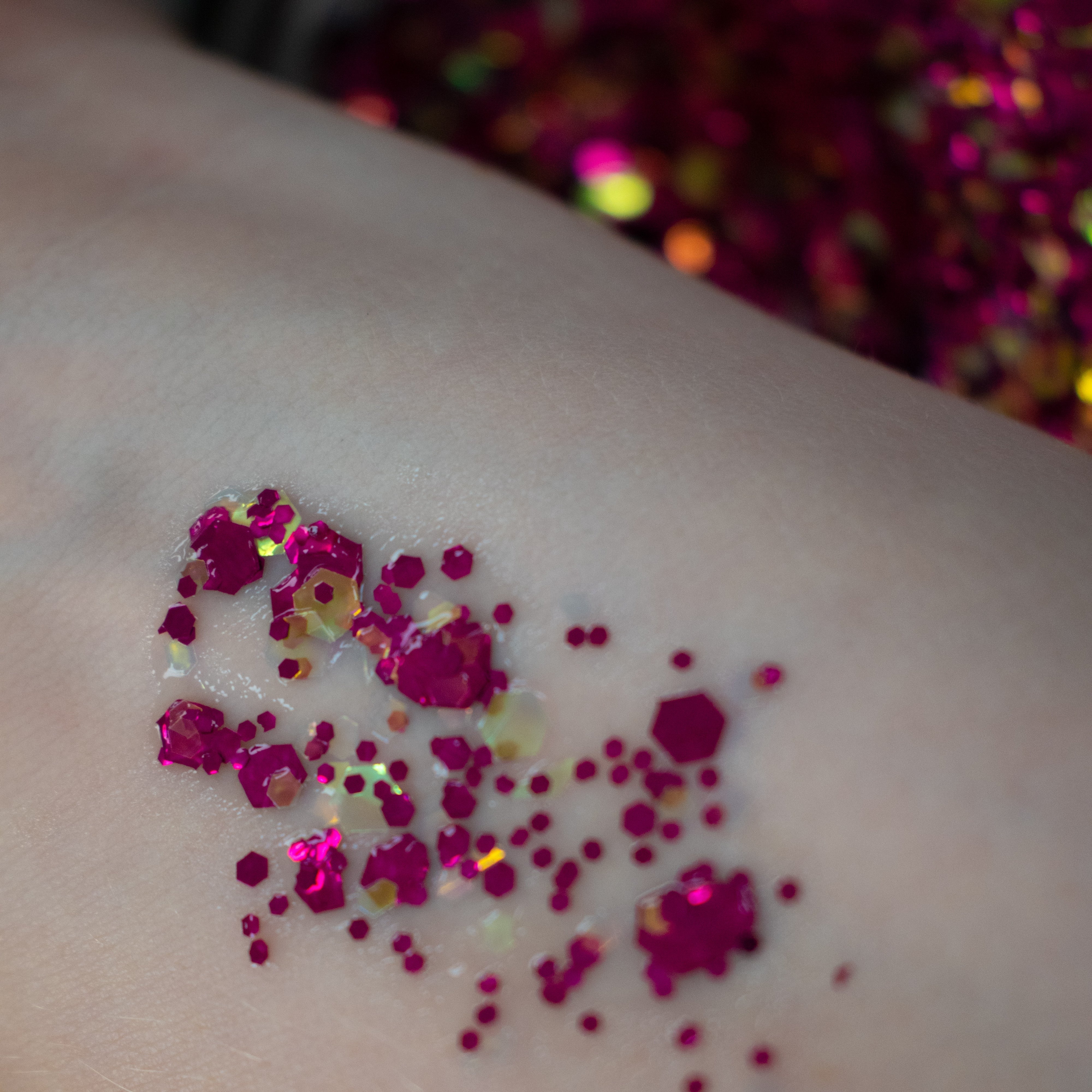 Red Mirror Mirror Glitter Swatch